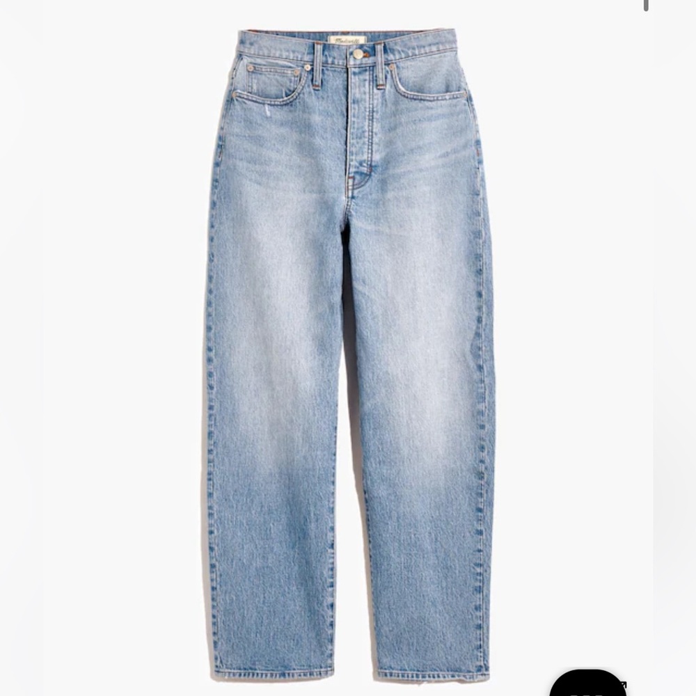 Madewell High-Waisted Light Blue Balloon Leg Jeans